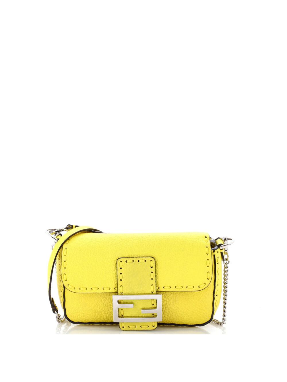 Fendi Selleria Baguette Nm Bag Leather #342928F18B